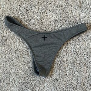 Coulbourne gray bikini bottoms